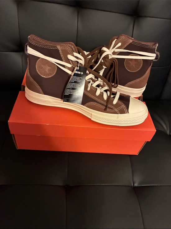 Converse Other - Converse Mens 12 Brown High Top Sneakers 173196C Chuck Taylor’s 70 HI dark root